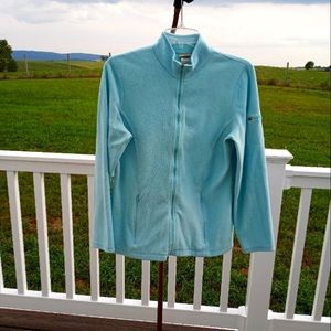 L.L. Bean Blue Fleece Jacket Size Medium